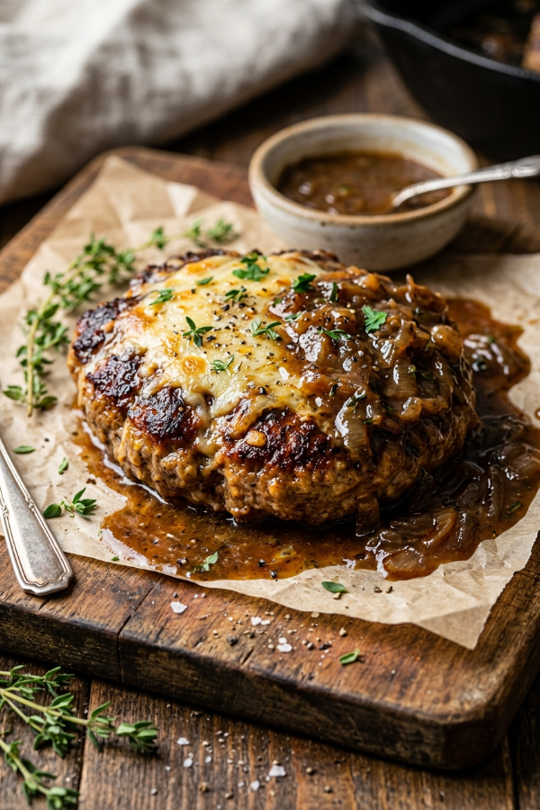 Easy Salisbury Steak Recipe with Onion Gravy